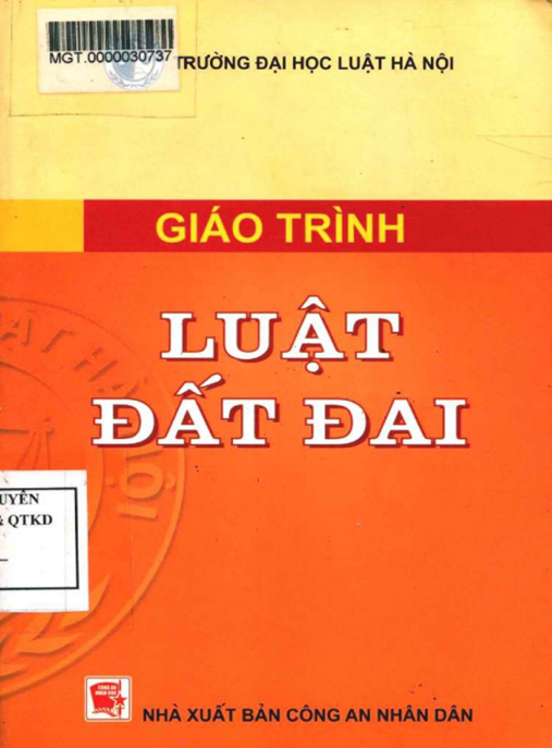 Tài Liệu Số Giáo Trình Luật Đất Đai