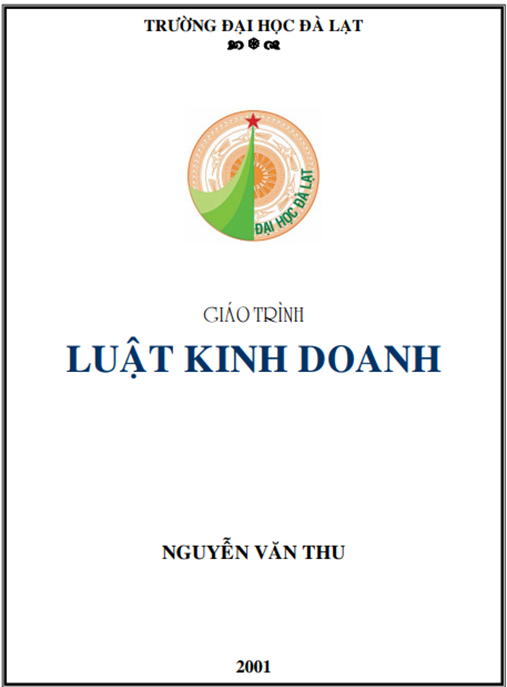 Tài Liệu Số Giáo Trình Luật Kinh Doanh