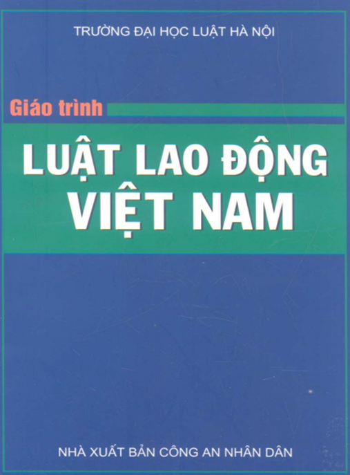 Tài Liệu Số Giáo Trình Luật Lao Động Việt Nam
