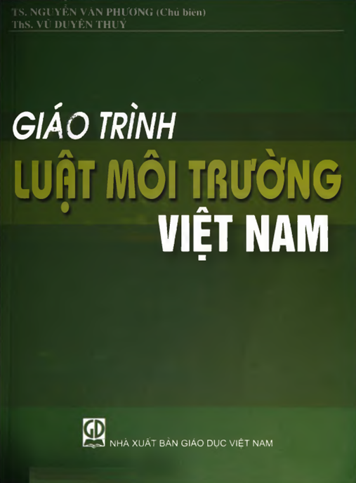 Tài Liệu Số Giáo Trình Luật Môi Trường Việt Nam
