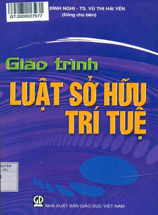 Tài Liệu Số Giáo Trình Luật Sở Hữu Trí Tuệ