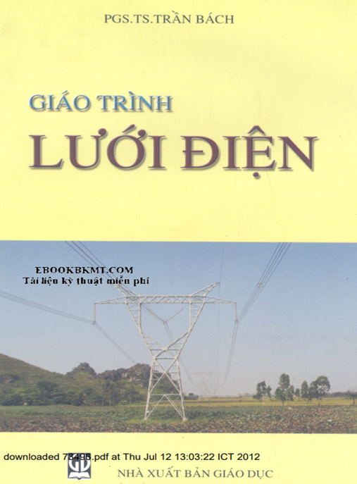 Tài Liệu Số Giáo Trình Lưới Điện