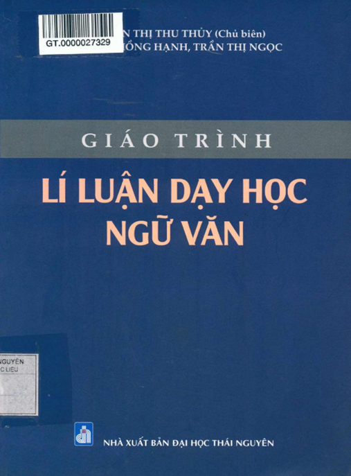 Tài Liệu Số Giáo Trình Lý Luận Dạy Học Ngữ Văn