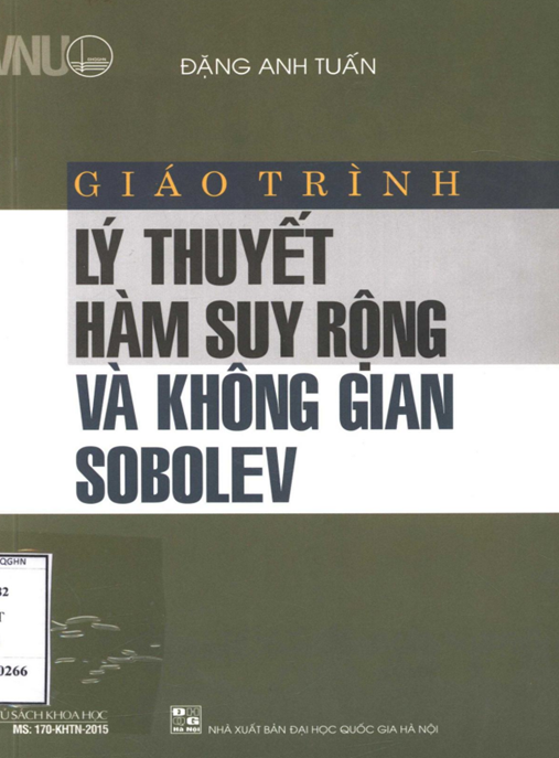 Tài Liệu Số Giáo Trình Lý Thuyết Hàm Suy Rộng Và Không Gian Sobolev