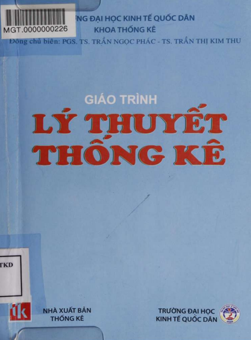 Tài Liệu Số Giáo Trình Lý Thuyết Thống Kê