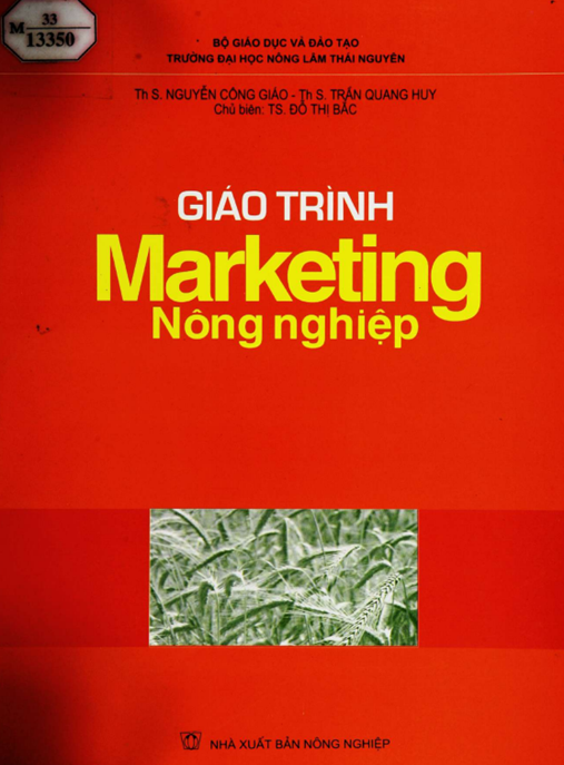 Tài Liệu Số Giáo Trình Marketing Nông Nghiệp