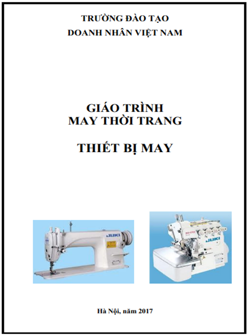 Tài Liệu Số Giáo Trình May Thời Trang Thiết Bị Máy