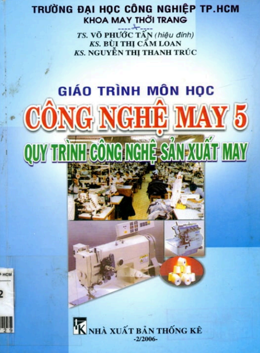 Tài Liệu Số Giáo Trình Môn Học Công Nghệ May Tập 5