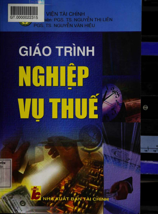 Tài Liệu Số Giáo Trình Nghiệp Vụ Thuế