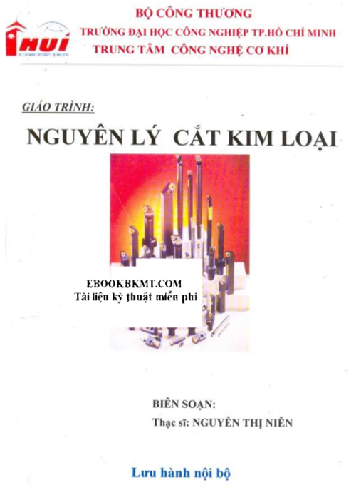 Tài Liệu Số Giáo Trình Nguyên Lý Cắt Kim Loại
