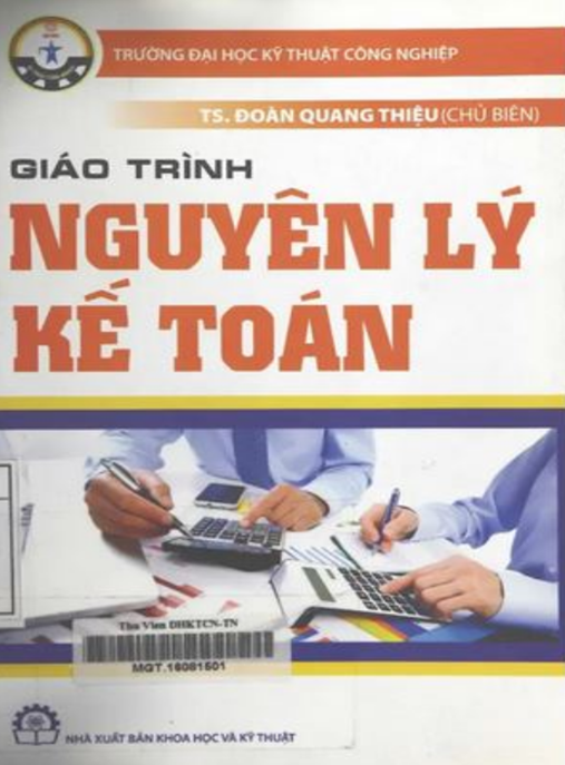 Tài Liệu Số Giáo Trình Nguyên Lý Kế Toán