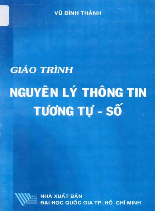 Tài Liệu Số Giáo Trình Nguyên Lý Thông Tin Tương Tự Số