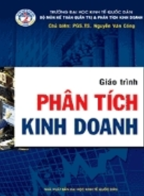 Tài Liệu Số Giáo Trình Phân Tích Kinh Doanh