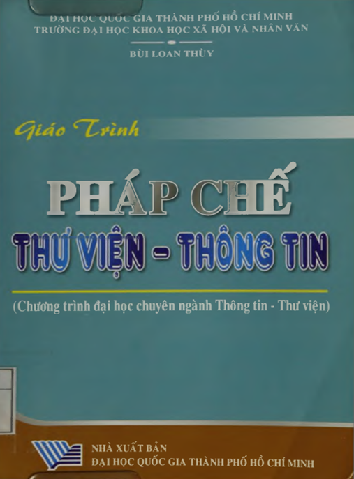 Tài Liệu Số Giáo Trình Pháp Chế Thư Viện Thông Tin