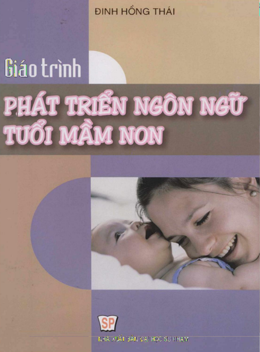 Tài Liệu Số Giáo Trình Phát Triển Ngôn Ngữ Tuổi Mầm Non