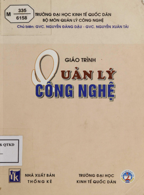 Tài Liệu Số Giáo Trình Quản Lý Công Nghệ