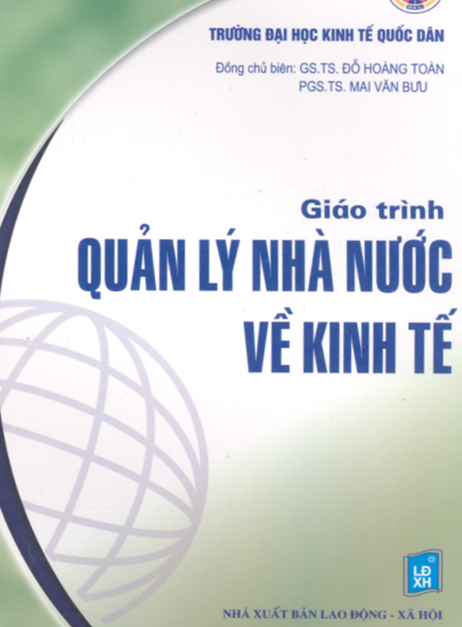 Tài Liệu Số Giáo Trình Quản Lý Nhà Nước Về Kinh Tế