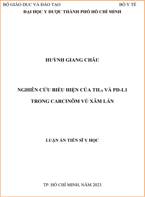 Nghiên cứu biểu hiện của TILs và PD-L1 trong carcinôm vú xâm lấn
