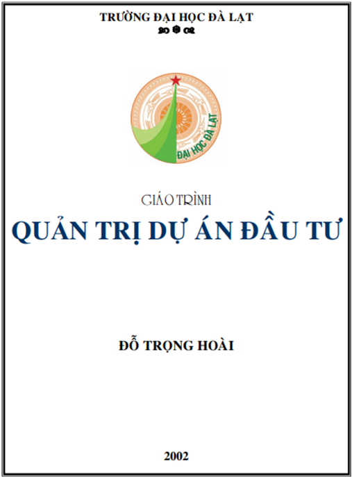 Tài Liệu Số Giáo Trình Quản Trị Dự Án Đầu Tư