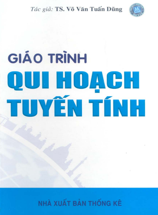 Tài Liệu Số Giáo Trình Quy Hoạch Tuyến Tính