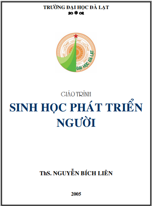 Tài Liệu Số Giáo Trình Sinh Học Phát Triển Người