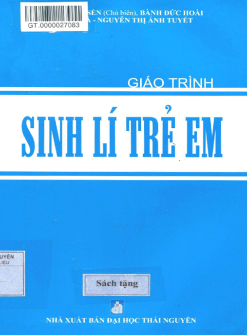 Tài Liệu Số Giáo Trình Sinh Lý Trẻ Em