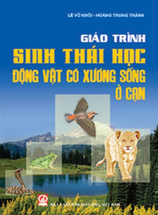 Tài Liệu Số Giáo Trình Sinh Thái Học Động Vật Có Xương Sống Ở Cạn