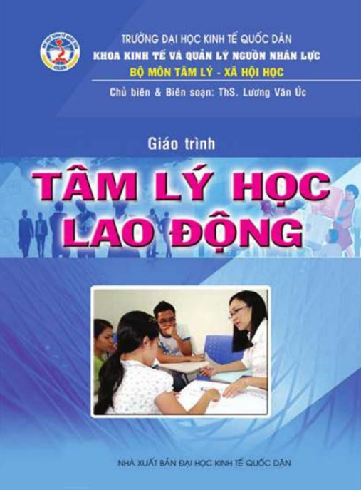 Tài Liệu Số Giáo Trình Tâm Lý Học Lao Động