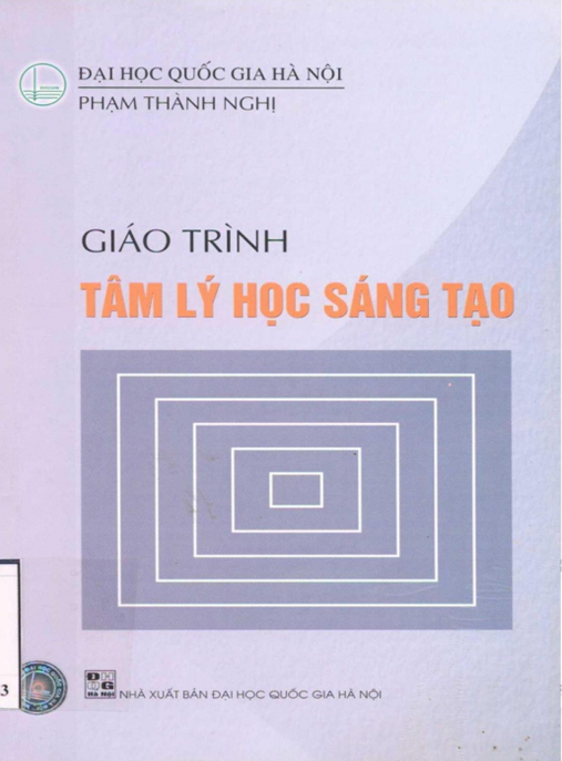 Tài Liệu Số Giáo Trình Tâm Lý Học Sáng Tạo