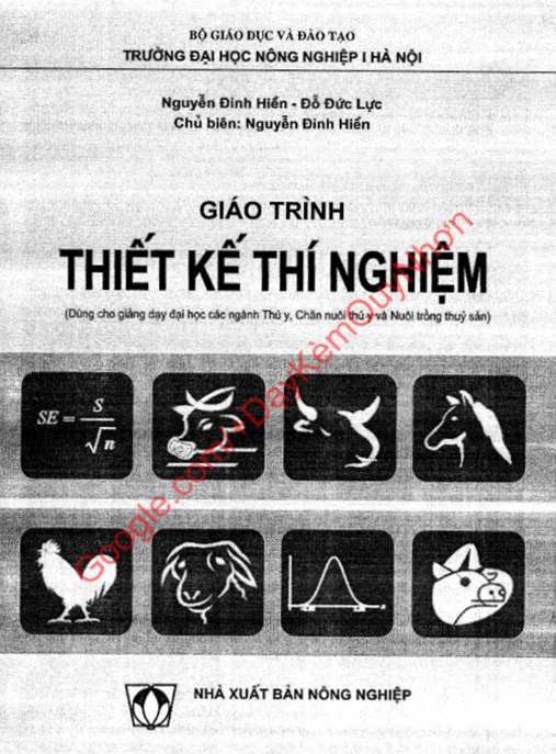 Tài Liệu Số Giáo Trình Thiết Kế Thí Nghiệm