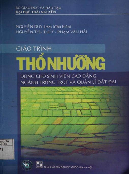 Tài Liệu Số Giáo Trình Thổ Nhưỡng