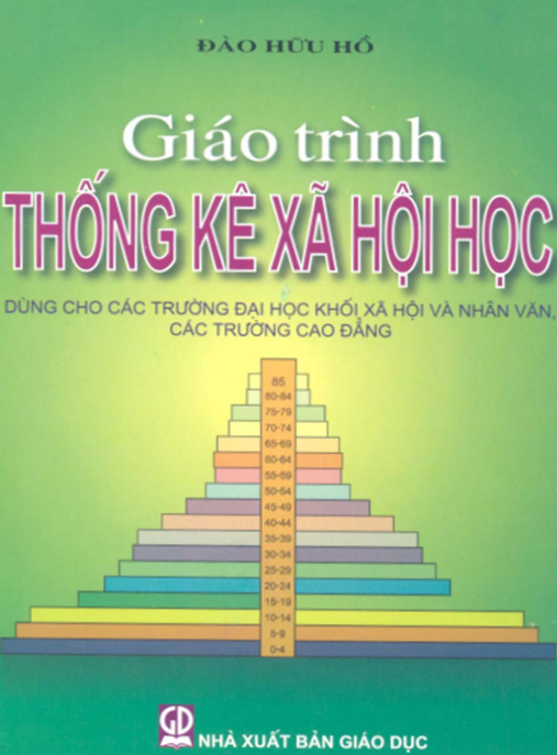 Tài Liệu Số Giáo Trình Thống Kê Xã Hội Học
