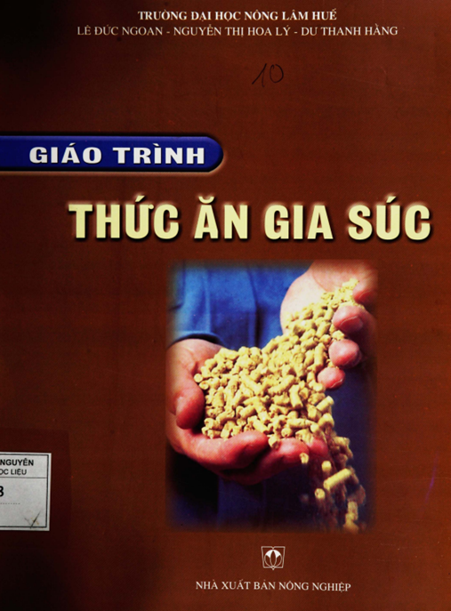Tài Liệu Số Giáo Trình Thức Ăn Gia Súc