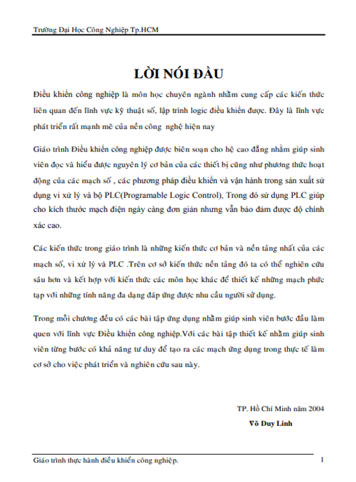 Tài Liệu Số Giáo Trình Thực Hành Điều Khiển Công Nghiệp
