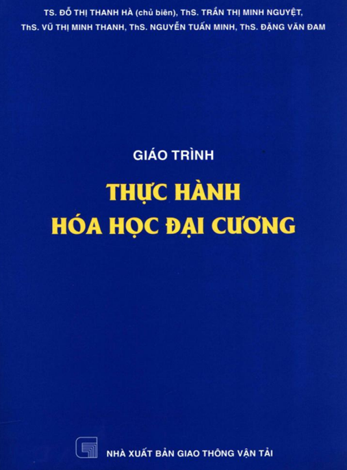 Tài Liệu Số Giáo Trình Thực Hành Hóa Học Đại Cương
