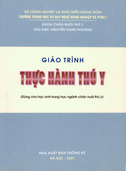 Tài Liệu Số Giáo Trình Thực Hành Thú Y
