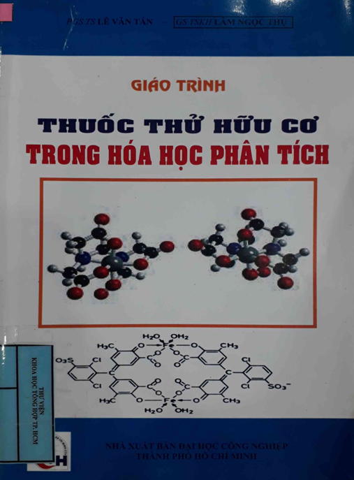 Tài Liệu Số Giáo Trình Thuốc Thử Hữu Cơ Trong Hóa Phân Tích