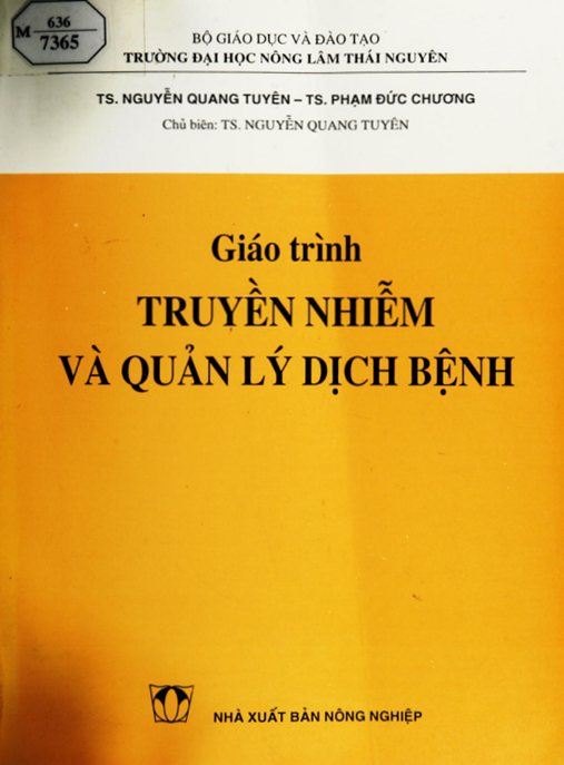 Tài Liệu Số Giáo Trình Truyền Nhiễm Và Quản Lý Dịch Bệnh