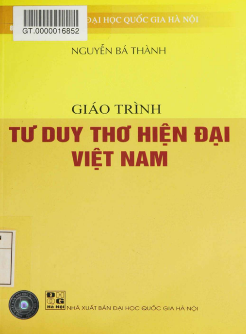 Tài Liệu Số Giáo Trình Tư Duy Thơ Hiện Đại Việt Nam
