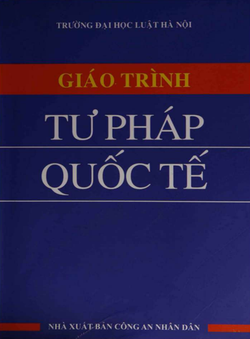 Tài Liệu Số Giáo Trình Tư Pháp Quốc Tế