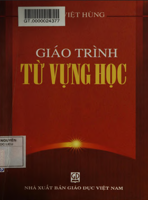 Tài Liệu Số Giáo Trình Từ Vựng Học