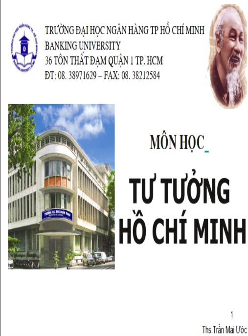 Tài Liệu Số Giáo trình tư tưởng Hồ Chí Minh