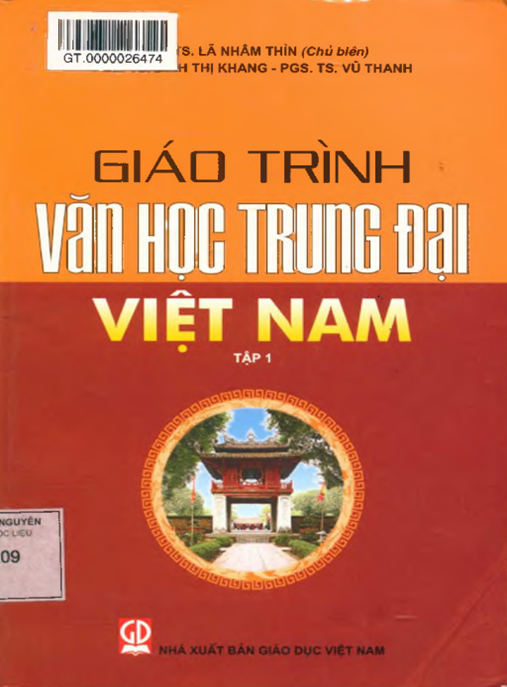 Tài Liệu Số Giáo Trình Văn Học Trung Đại Việt Nam Tập 1