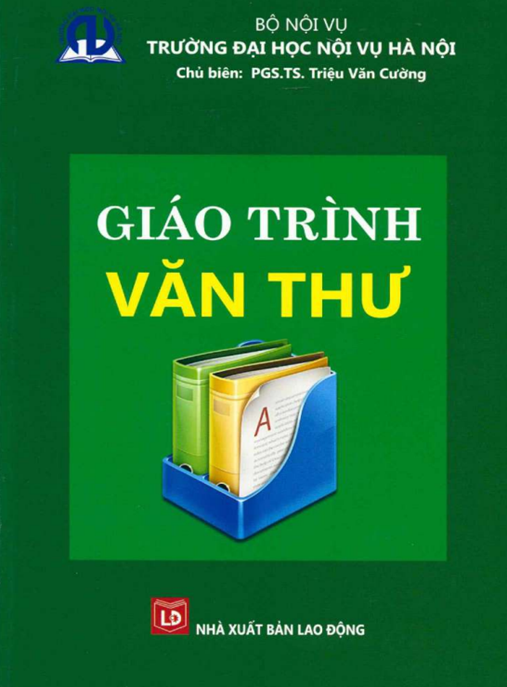 Tài Liệu Số Giáo Trình Văn Thư