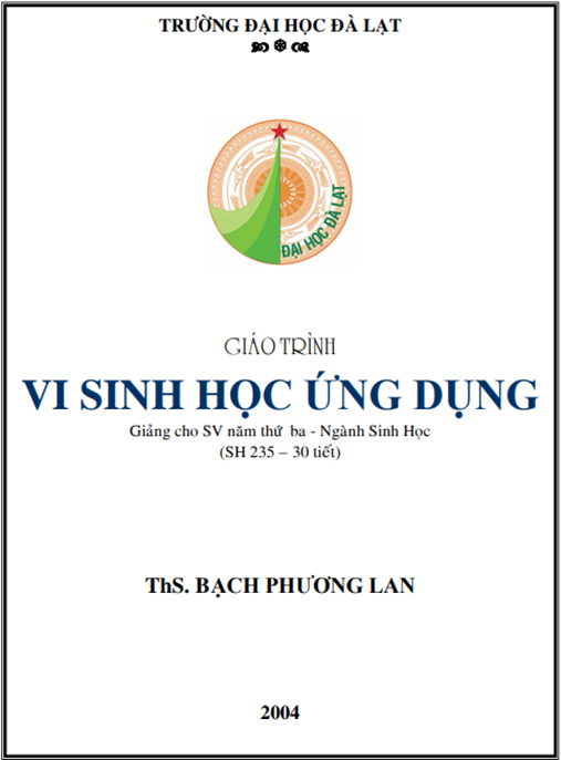 Tài Liệu Số Giáo Trình Vi Sinh Học Ứng Dụng