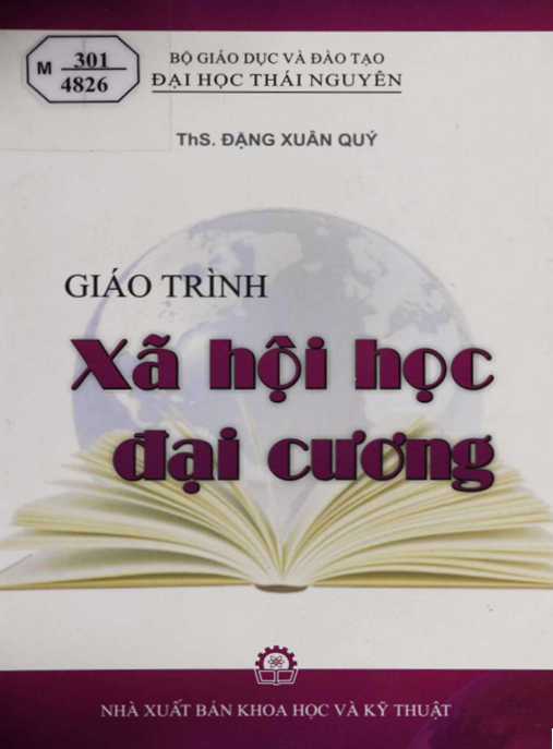 Tài Liệu Số Giáo Trình Xã Hội Học Đại Cương