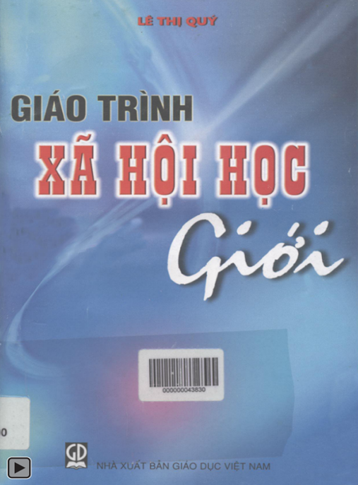Tài Liệu Số Giáo Trình Xã Hội Học Giới