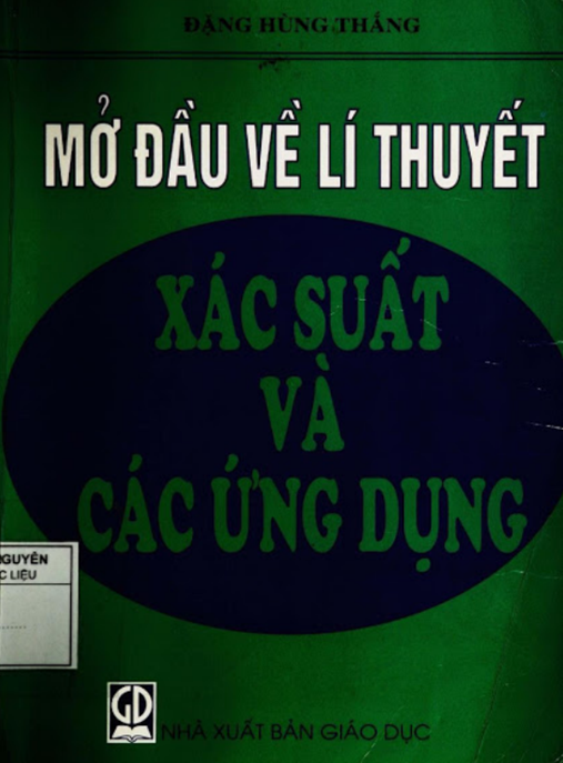 Tài Liệu Số Mở Đầu Về Lý Thuyết Xác Suất Và Các Ứng Dụng