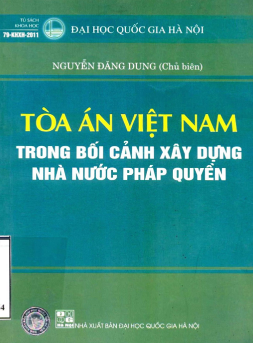 Tài Liệu Số Tòa án Việt Nam trong bối cảnh xây dựng nhà nước pháp quyền: Phần 1