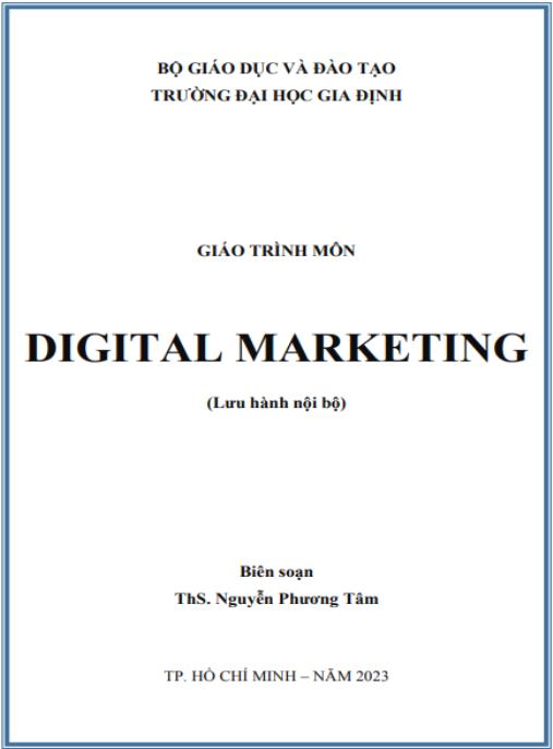Tài liệu số Giáo trình Digital marketing